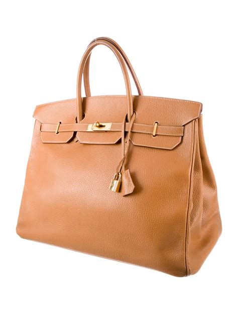 hermes birkin 40 brown ardennes leather 1995|Hermes Birkin 40 .